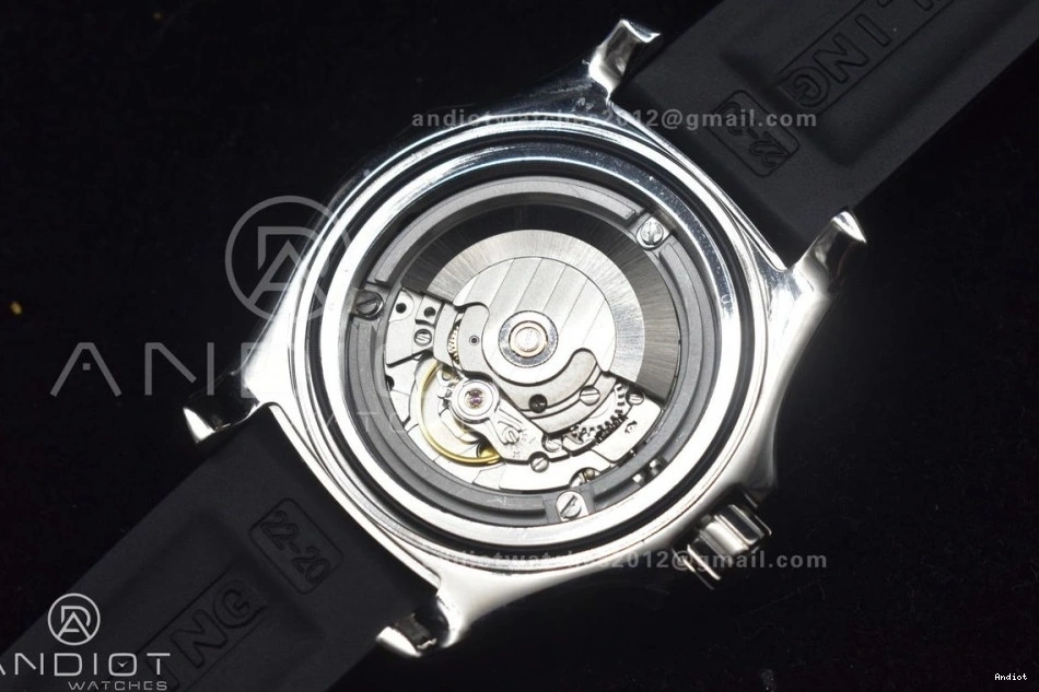 A2824 Bezel TF and Rubber Black On with 44 Dial Yellow Black Rehaut Edition 1:1 Superocean Strap Best Automatic 1128